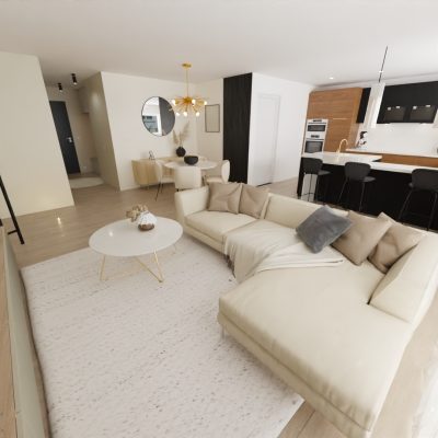 Une pièce à vivre harmonieuse