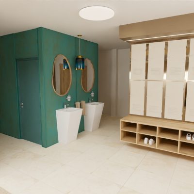 Un beau vestiaire fonctionnel