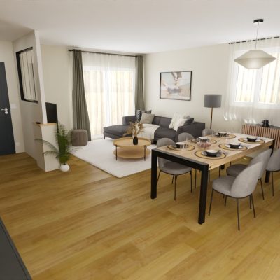 Une salle à manger contemporaine