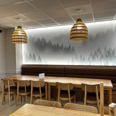 La montagne présente...